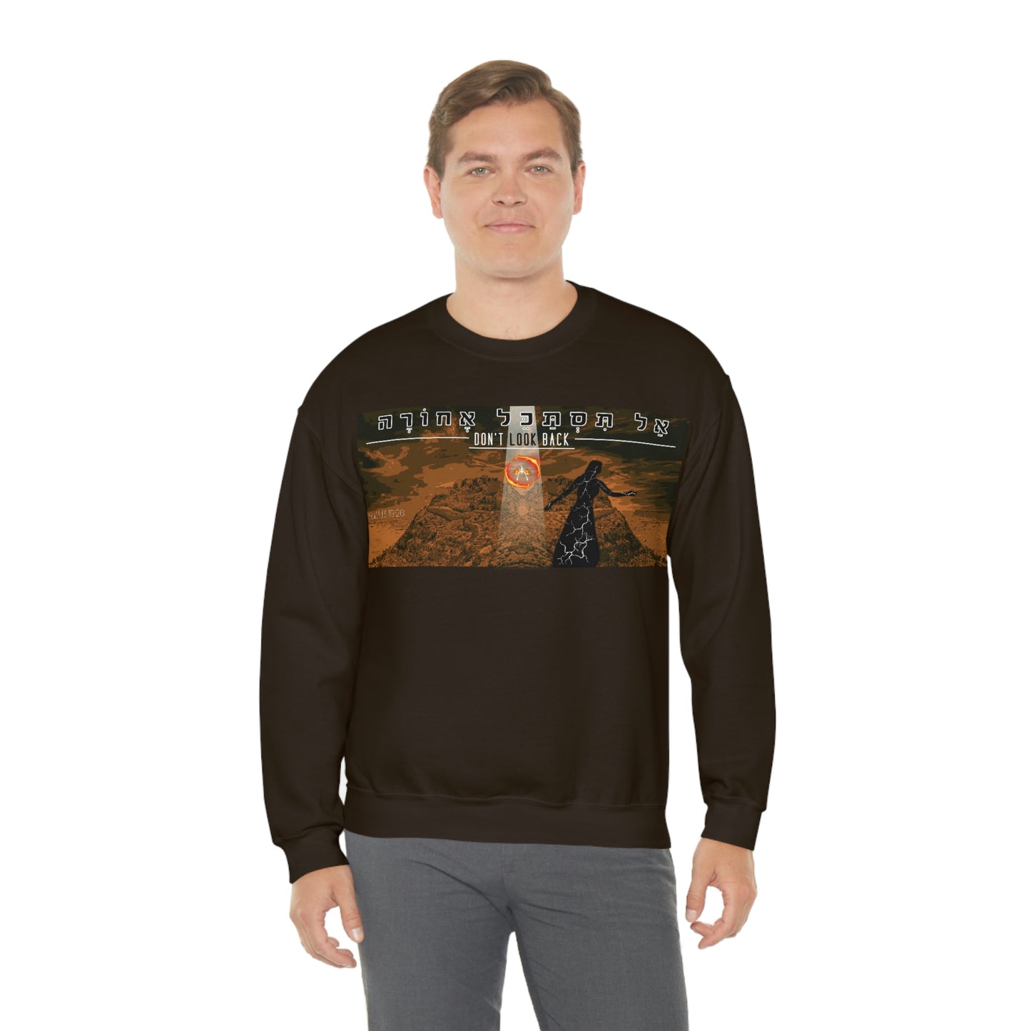 Men's Don't Look Back Heavy Blend™ Crewneck Sweatshirt